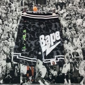 Mens Brand New Bape Camo Shorts